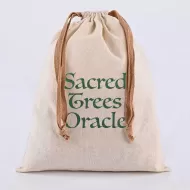 Embroidered Sacred Trees Oracle Card Bag (PRE-ORDER)
